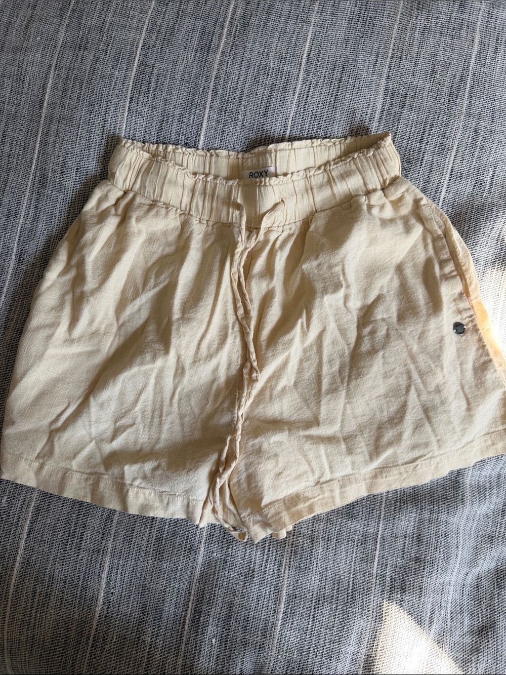 Roxy High Waisted Cotton Short